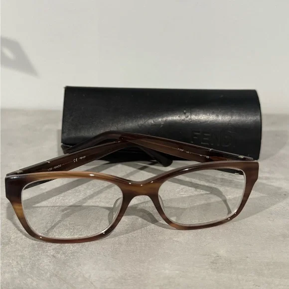 FENDI - Eyeglass Frame in Tortoise - Picture 1 of 7